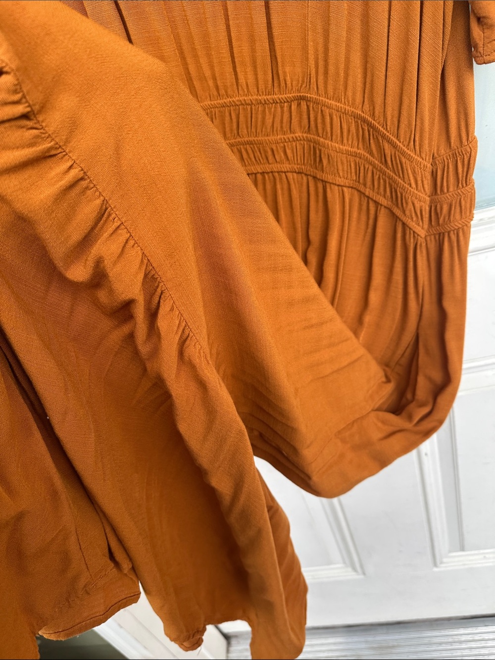 NWOT Knox Rose Tassel-Neck Maxi Dress in Rust/Copper (2X) - Picture 11 of 11